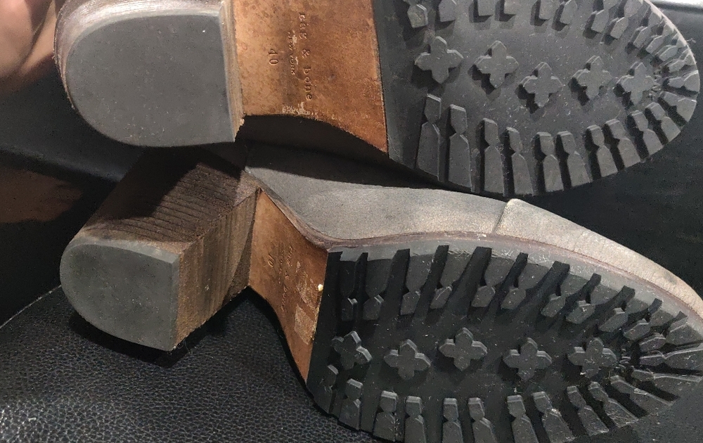 rag & bone | Harrow Grey Suede Booties | 40 - Picture 4 of 5